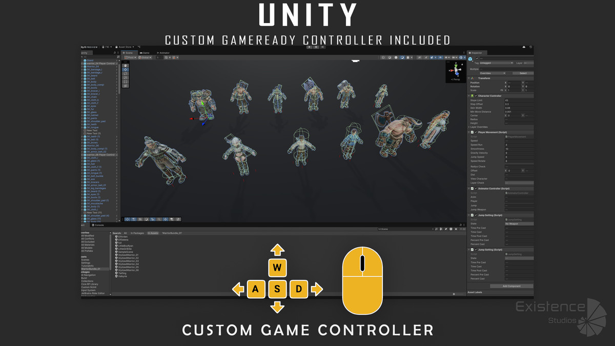 Creatures and Characters - 24x - Stylized Fantasy Massive Bundle Collection