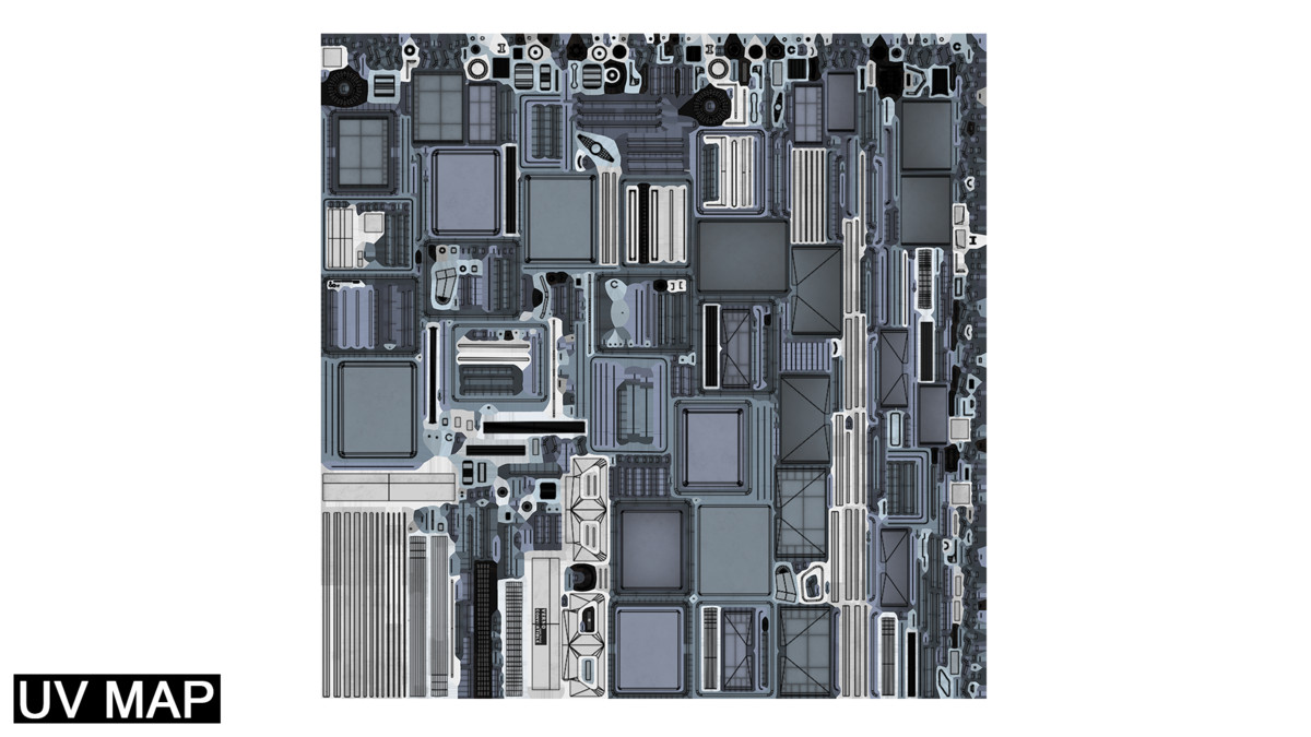 Convertible Hand Truck Steel URP HDRP Textures