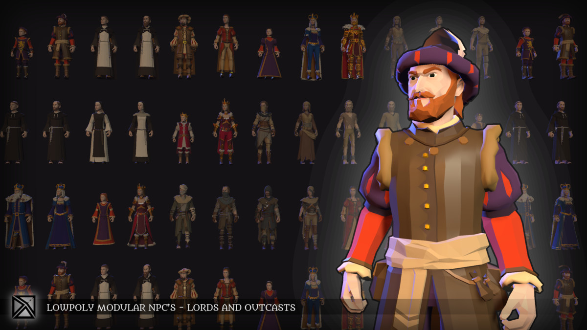Low Poly Complete Bundle -LOWPOLY MEDIEVAL FANTASY SERIES
