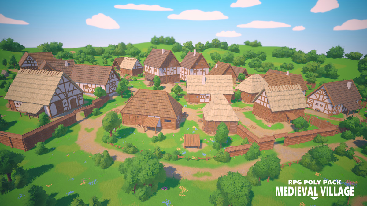 RPG Poly Pack - Medieval Village