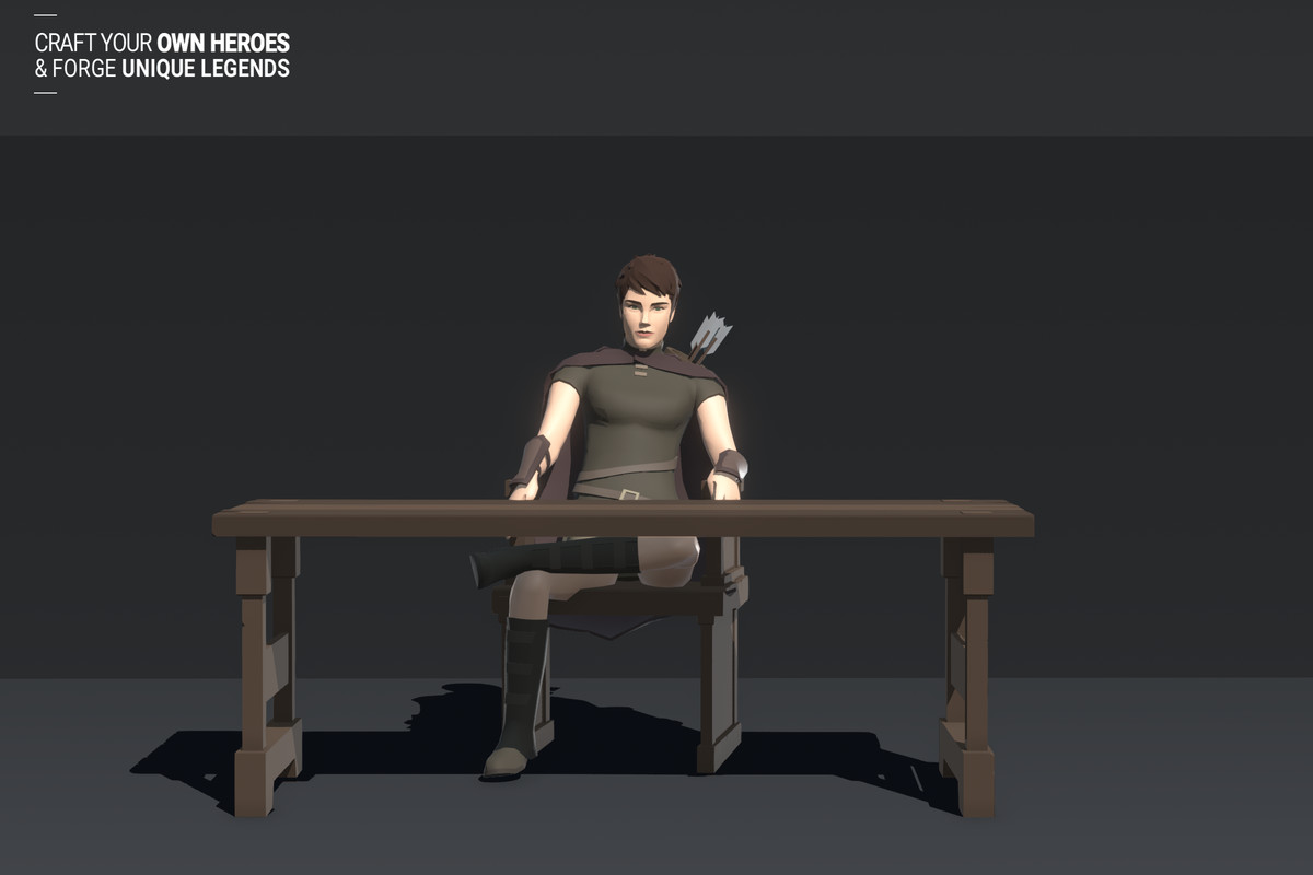 Polyquest Heroes: Warrior I Huntress