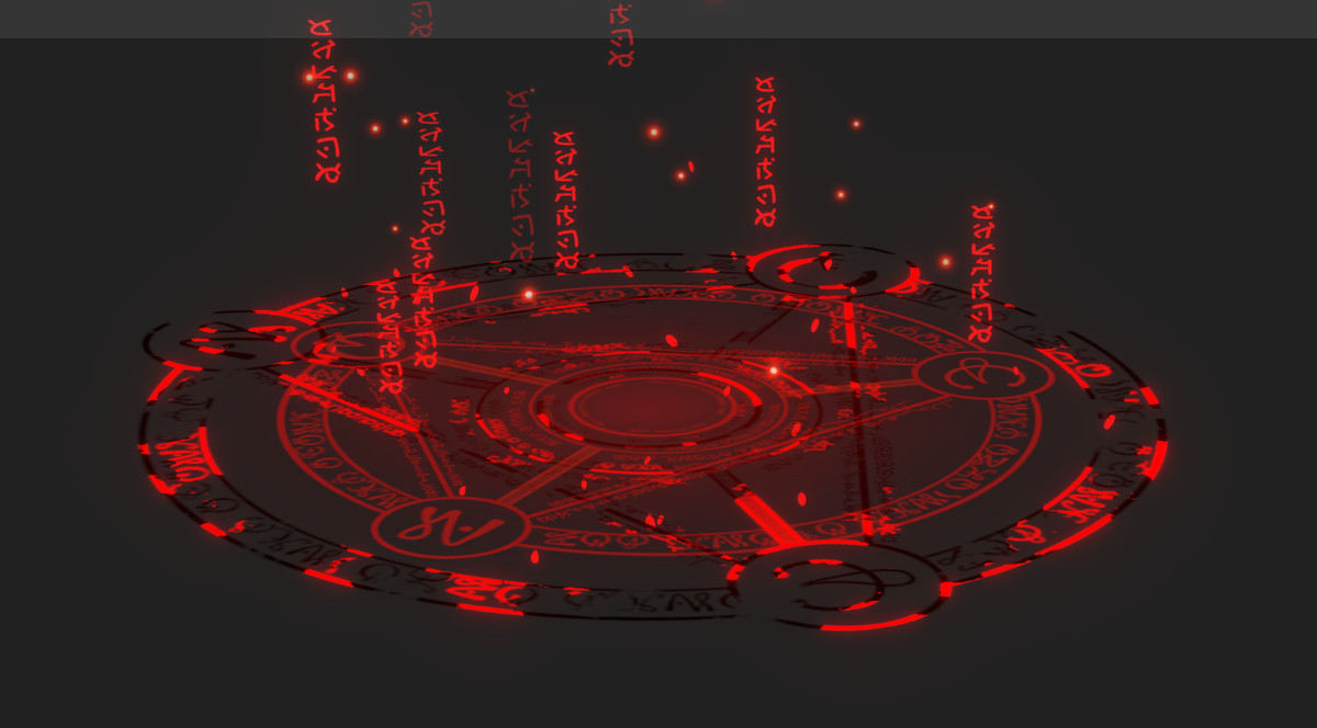 Game VFX - Magic Circle Dissolves