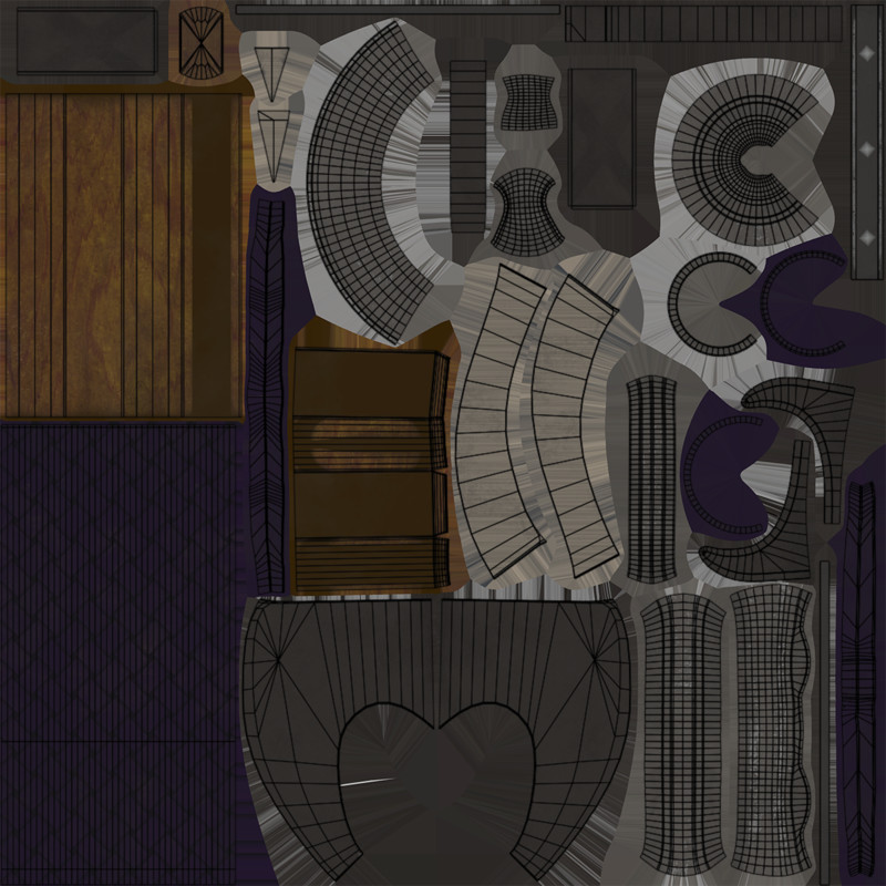 2 Battle Axe Collection URP HDRP Textures