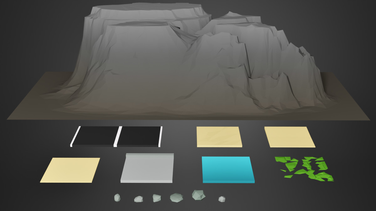 Low Poly Beach Pack - Mini World Studio