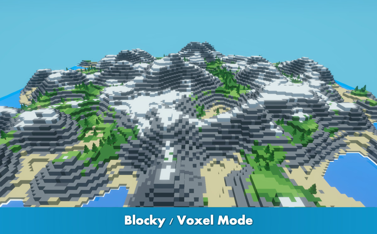 Facet: Low Poly & Blocky Terrain Editor
