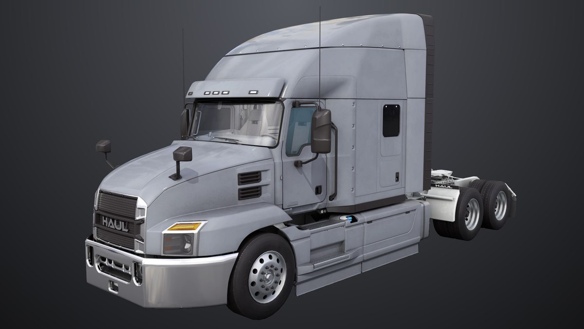 Heavy Truck Chassis 05 Grey Interior URP HDRP Textures