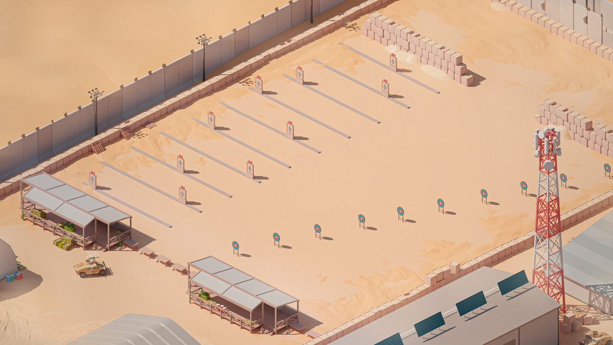 Military Desert - Low Poly 3D Models Pack