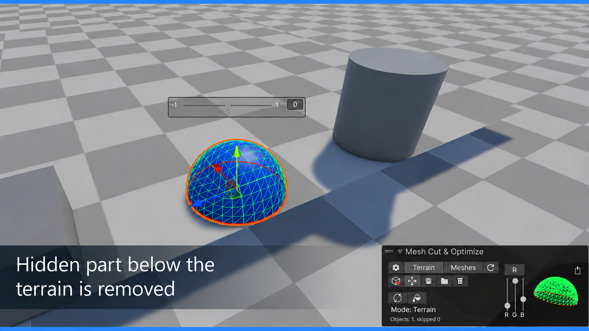 Mesh Cut & Optimize