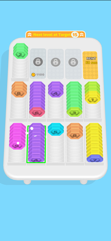 Coin Merge Sort Kit – Hyper Casual Sorting Template