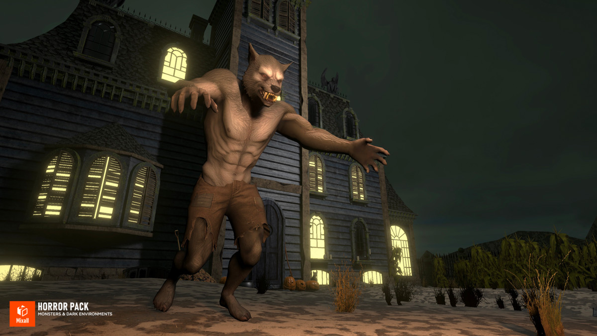 Undead Horror Pack: 17 Characters + 3 Haunted Environments