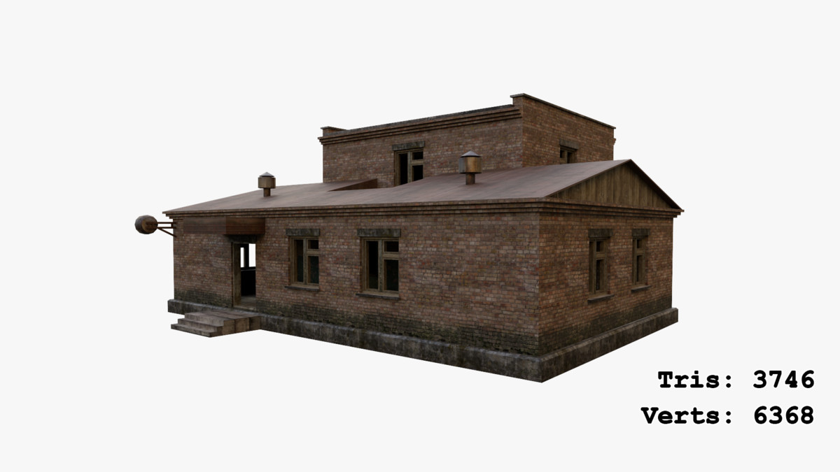 Abandoned Apocalyptic Buildings Mega Pack