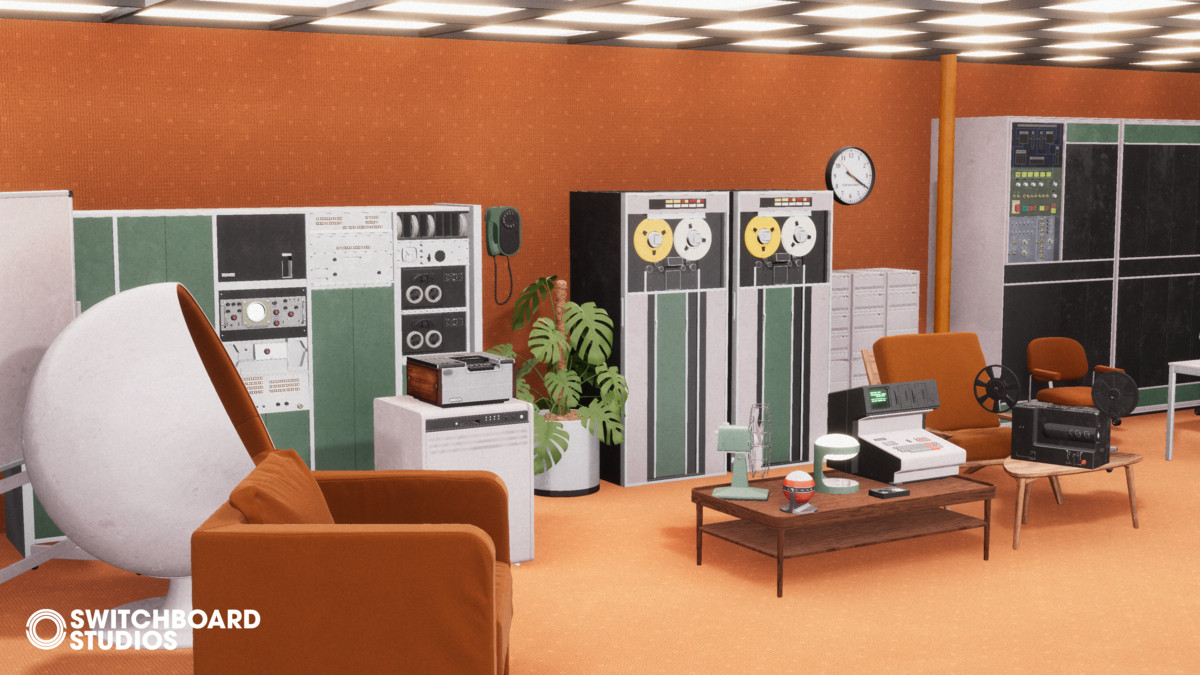 Mid-Century Brutalist Data Centre