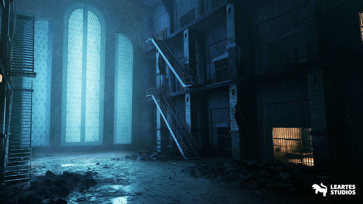 Haunted Prison Environment ( Exterior + Interior , Modular)