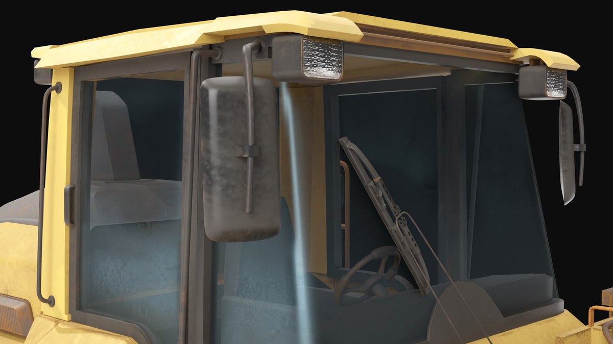 Dirty Mining Truck 02 URP HDRP Textures