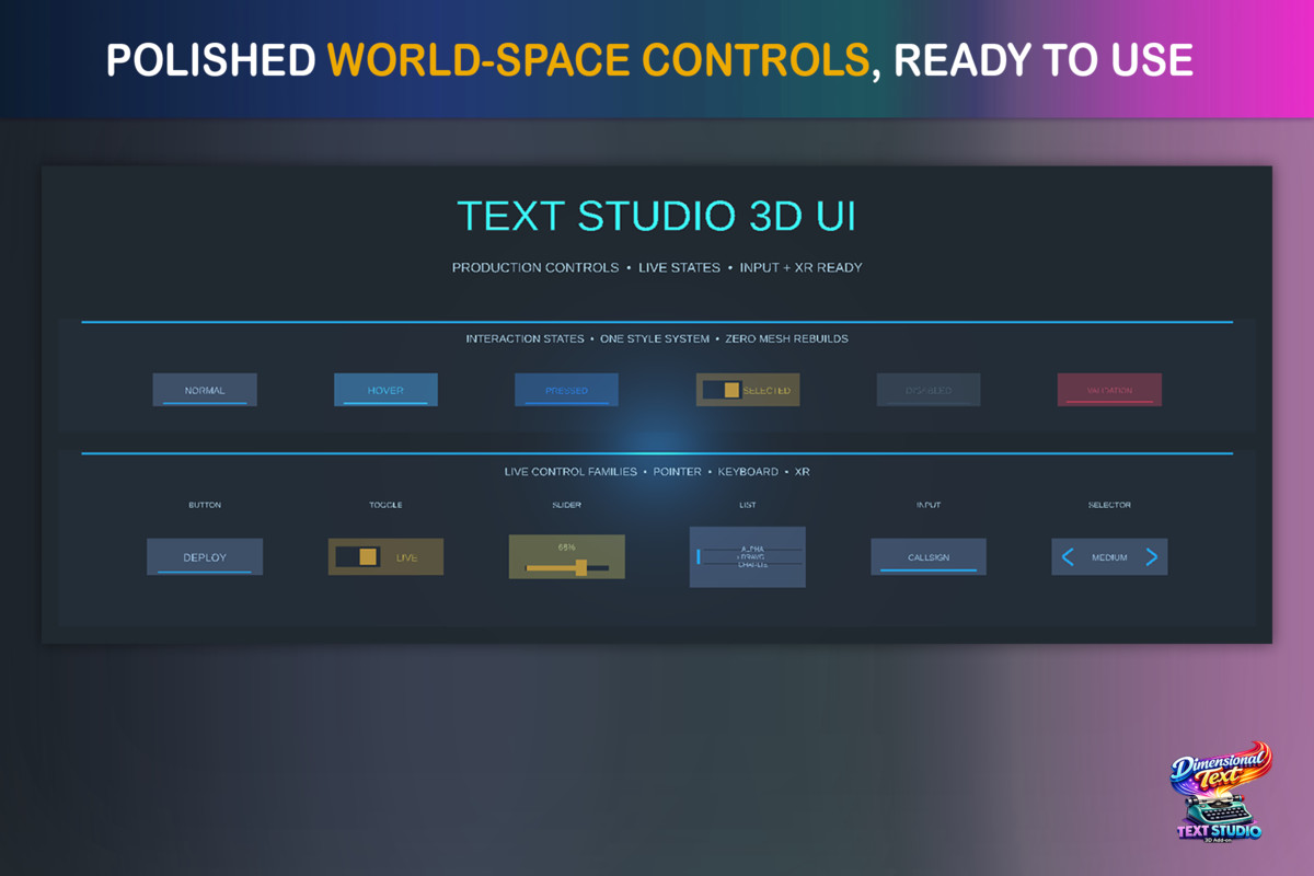 Text Studio 3D - Animated 3D Text & Typography for Unity, image 10