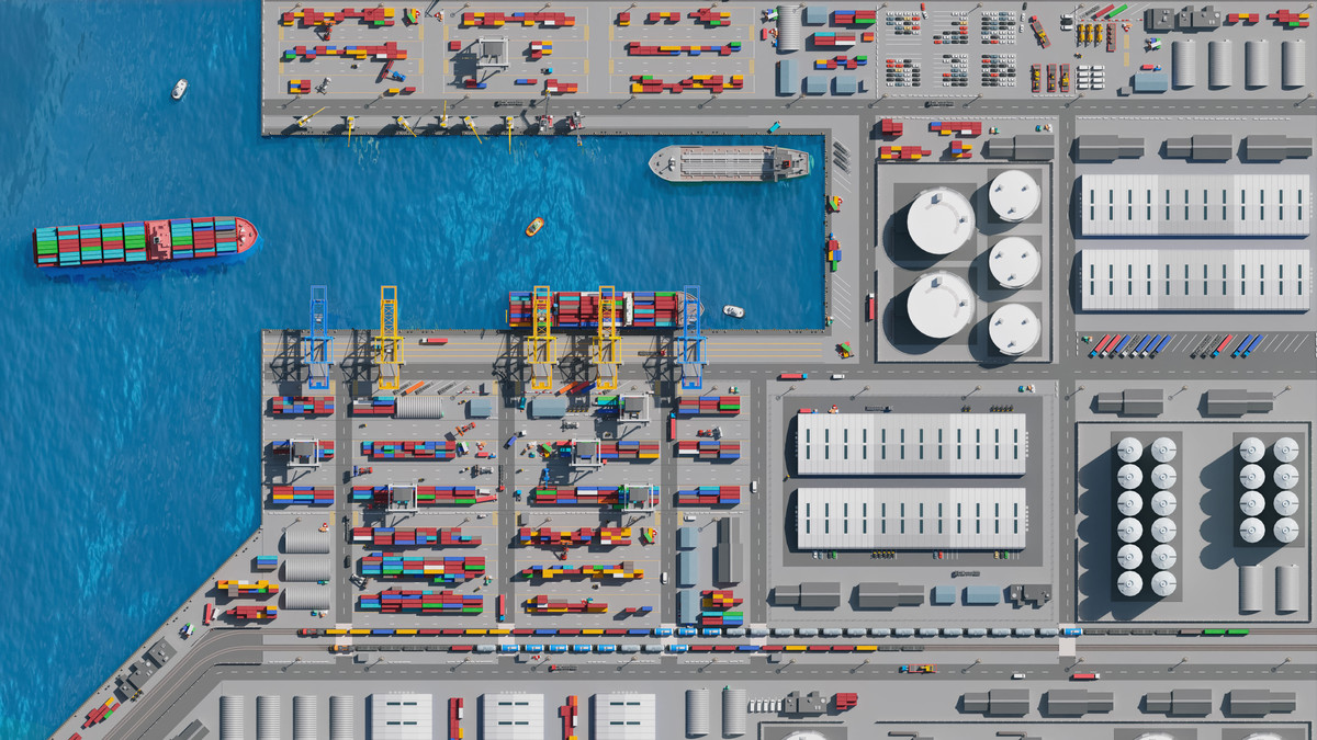 Port - Low Poly 3D Models Pack