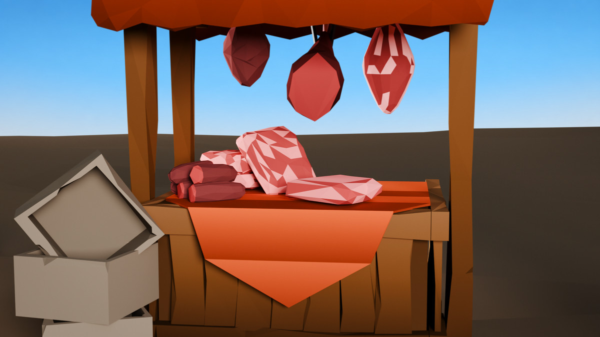 Medieval Market & Props Pack - Mini World Studio
