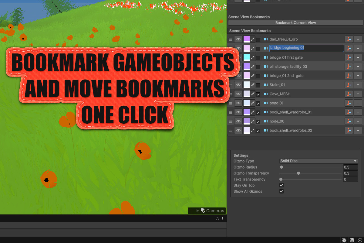 GameObject & Scene View Bookmarks, image 2