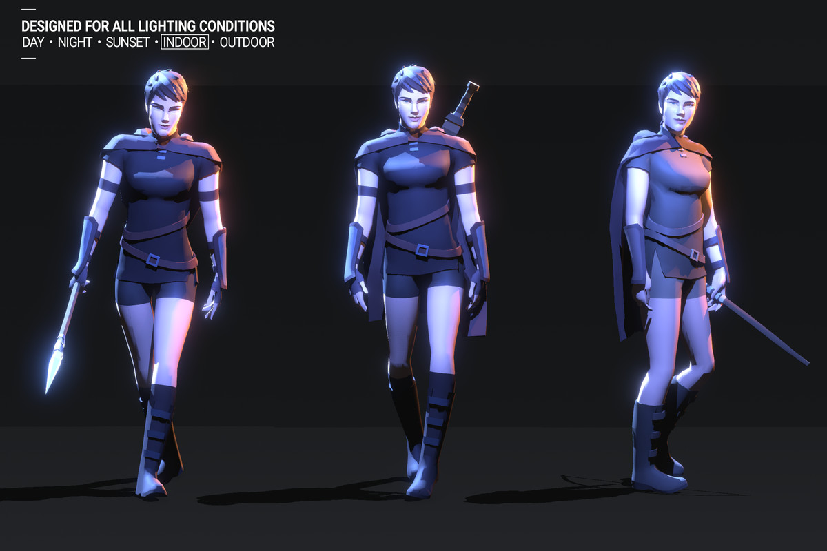 Polyquest Heroes: Warrior I Huntress