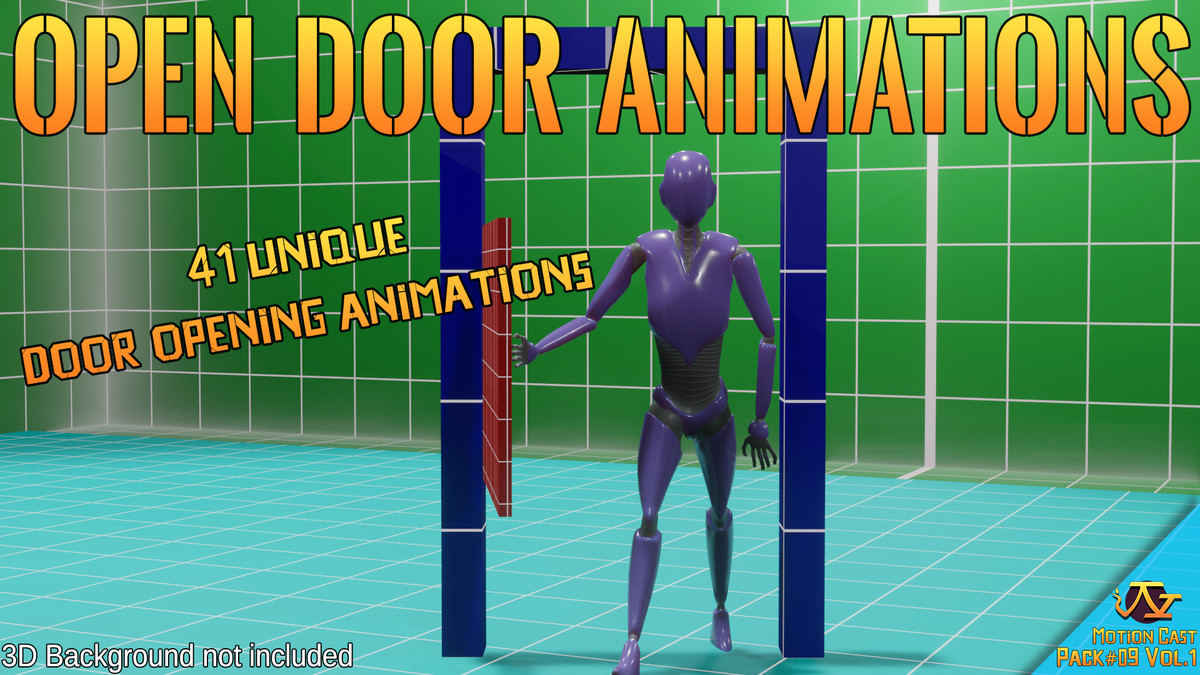 Open Door animations (Motion Cast#09 Vol.1)