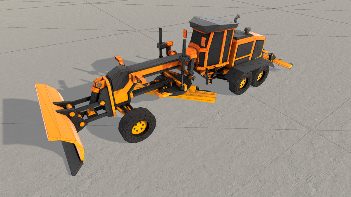 Low Poly Construction Vehicles