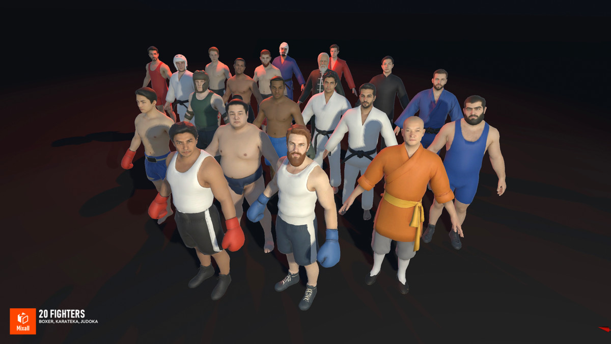 Martial Arts Fighters & Arenas – Full Pack