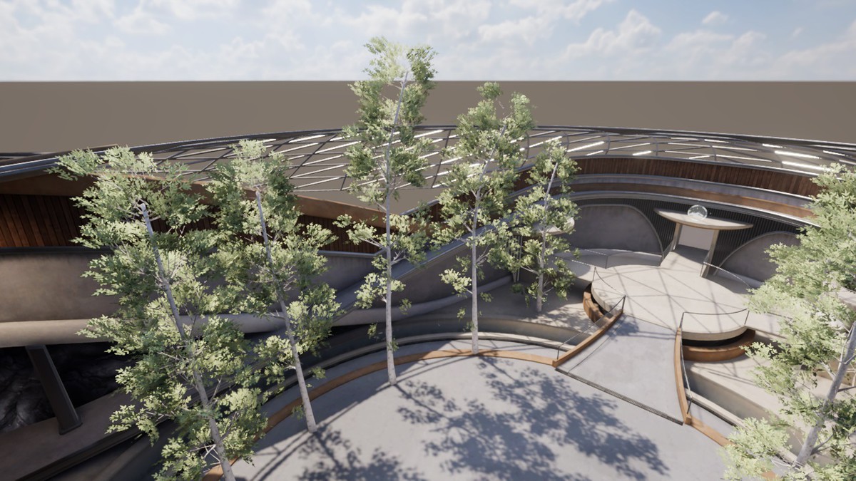 Mobile White Birch Tree