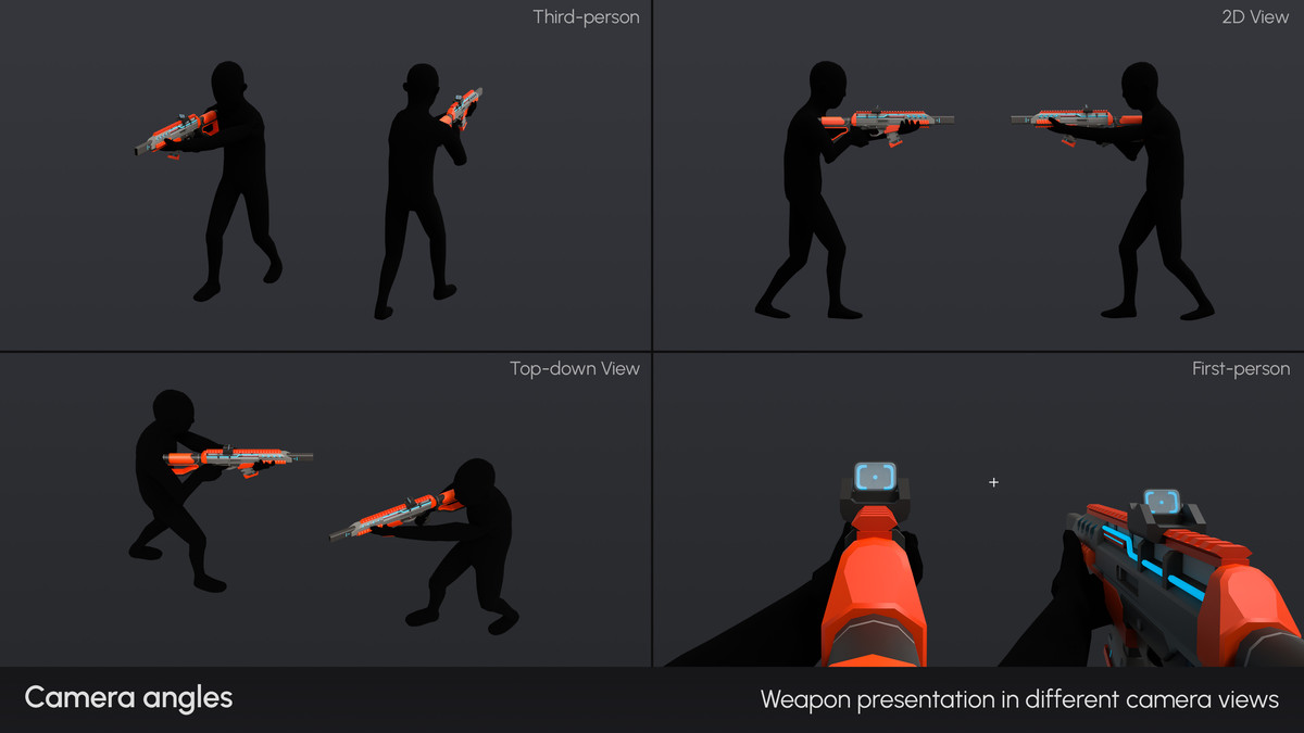 Sci-Fi Weapons Mini - Low Poly Asset Pack