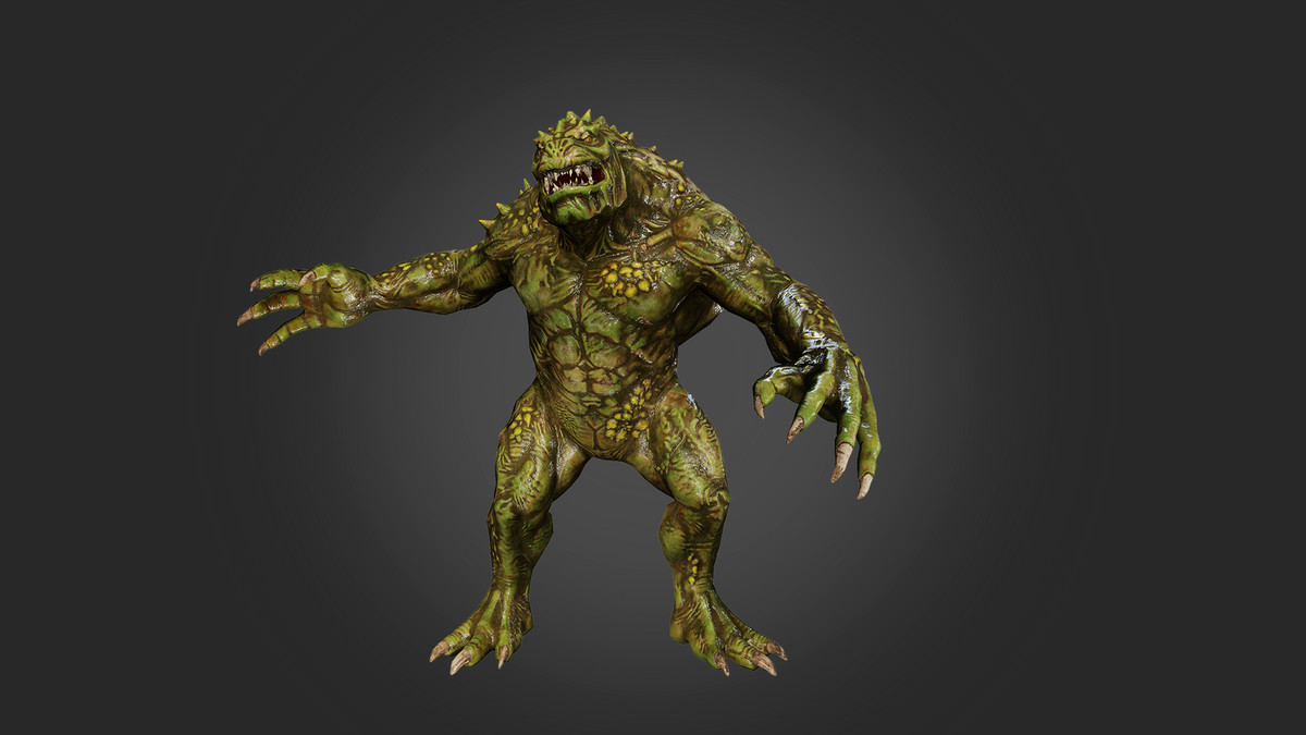 Swamp monster creature