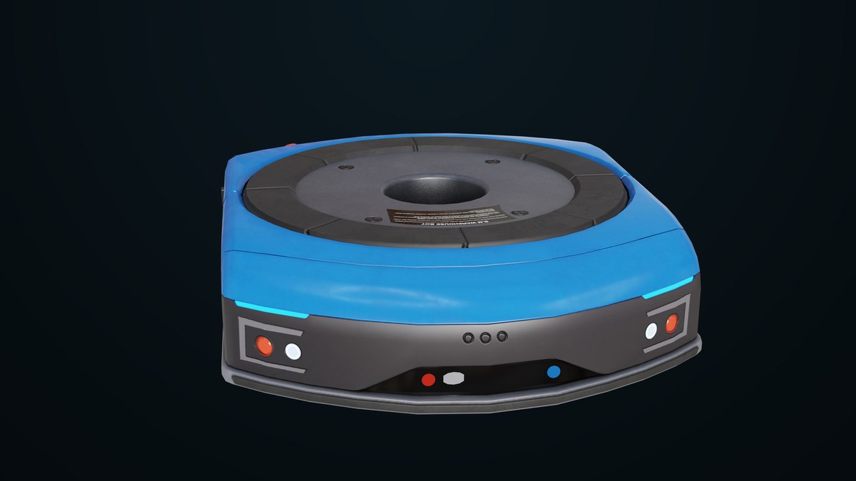 Warehouse Robot Generic Bule URP HDRP Textures