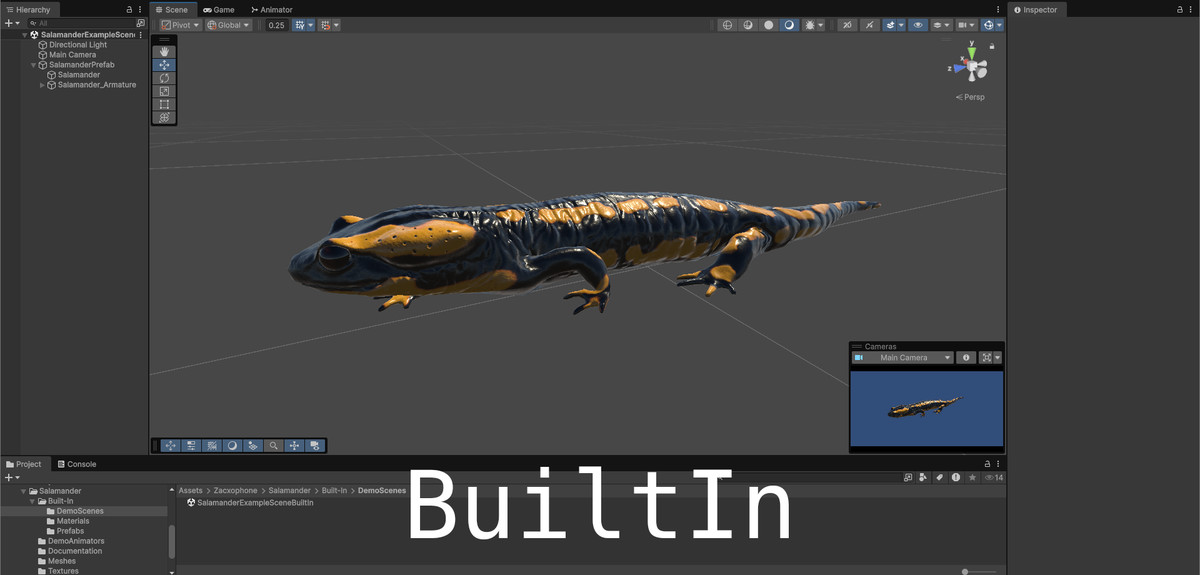 Animated Salamander