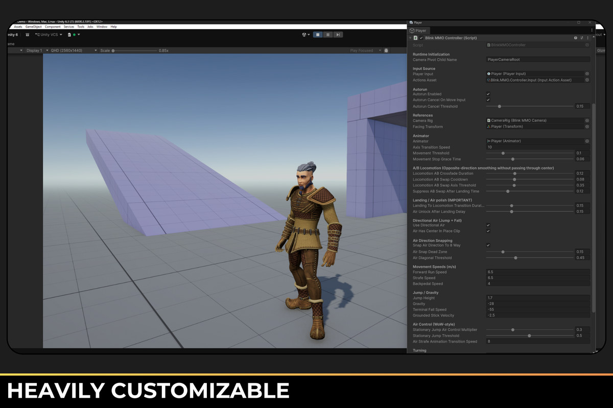 MMORPG Character Controller