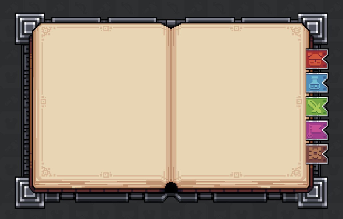 Pixel Vault UI Series | Fantasy Book UI V2