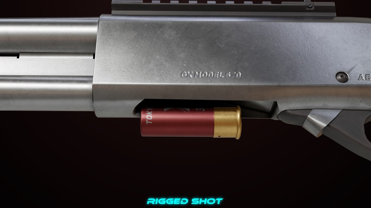 Shotgun Collection 01 URP HDRP Textures
