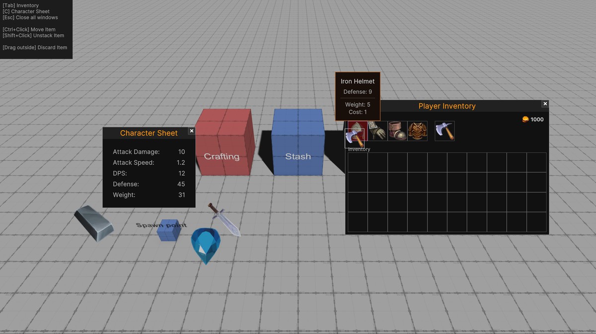Inventory Framework v2 PRO (UI Toolkit)