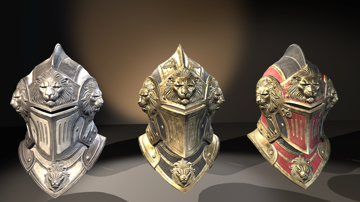 Medieval Fantasy Knights Helmets Pack