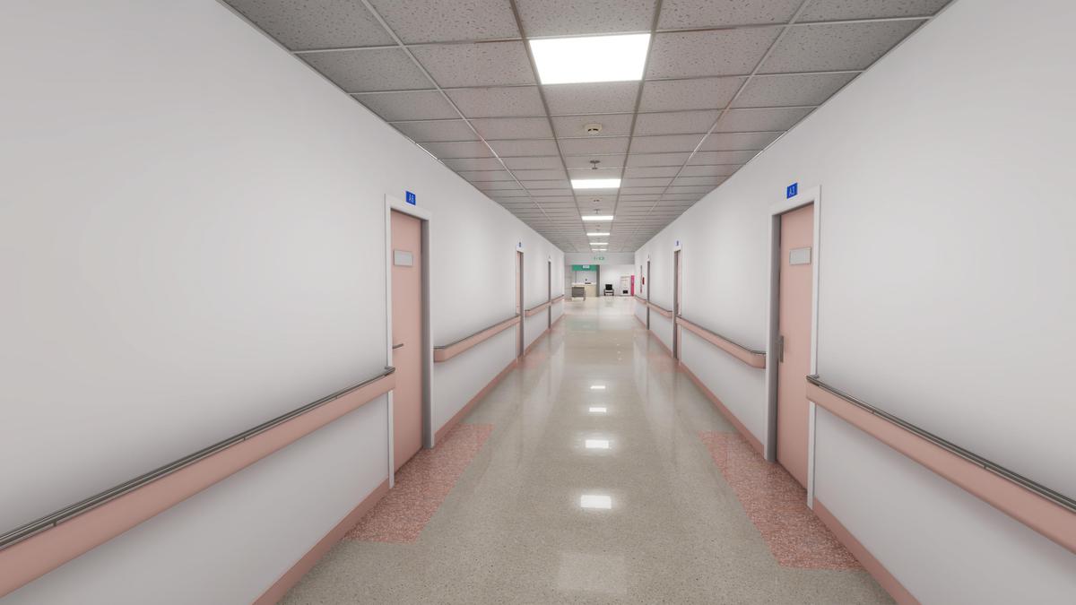 Hospital Reception & Corridor
