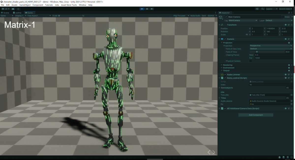 Character Shader Pack 3.0 - HDRP