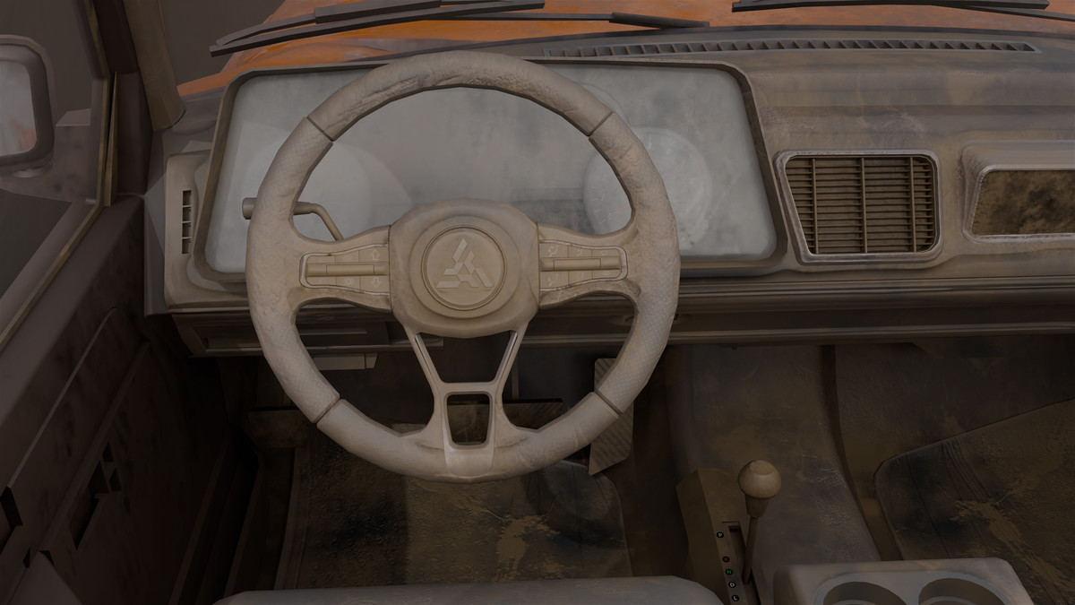 Pickup Truck01 Old Rusty HDRP URP Textures