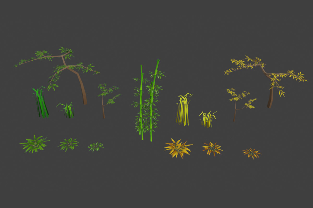 Low Poly Nature Biomes - 120+ Assets
