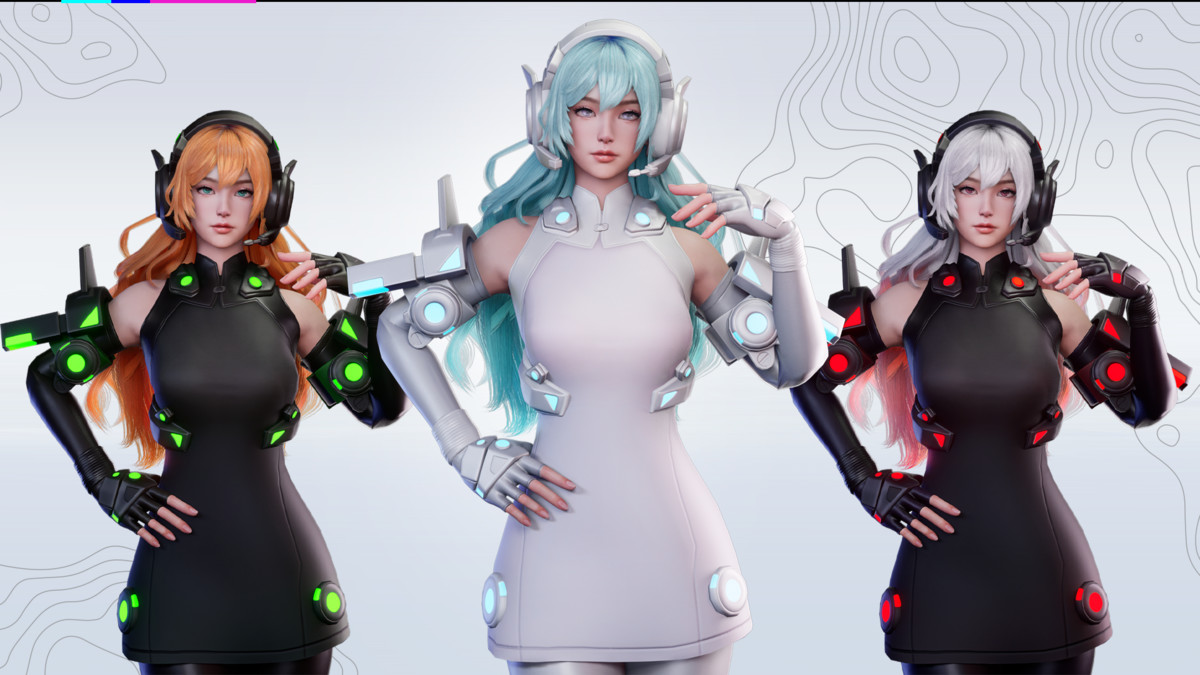 Cyber Operator Girl Ophelia