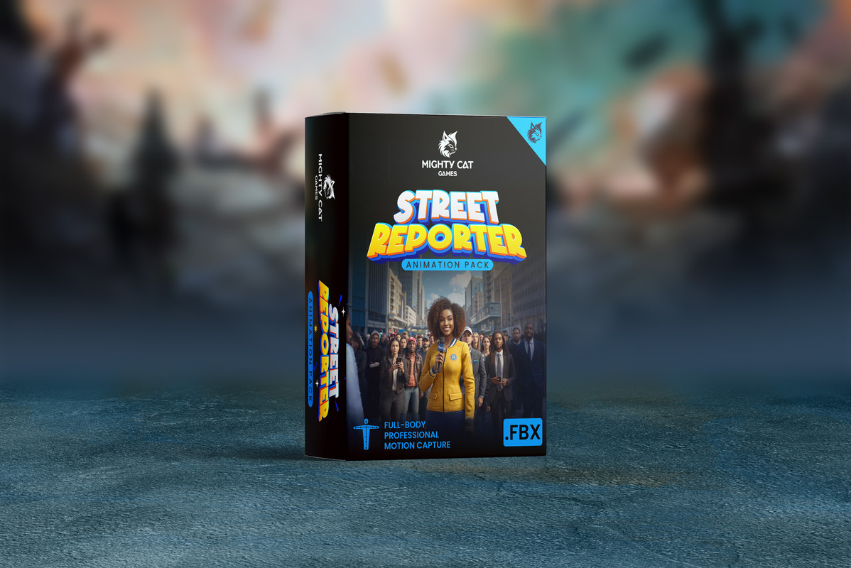 Street Reporter Animation Pack