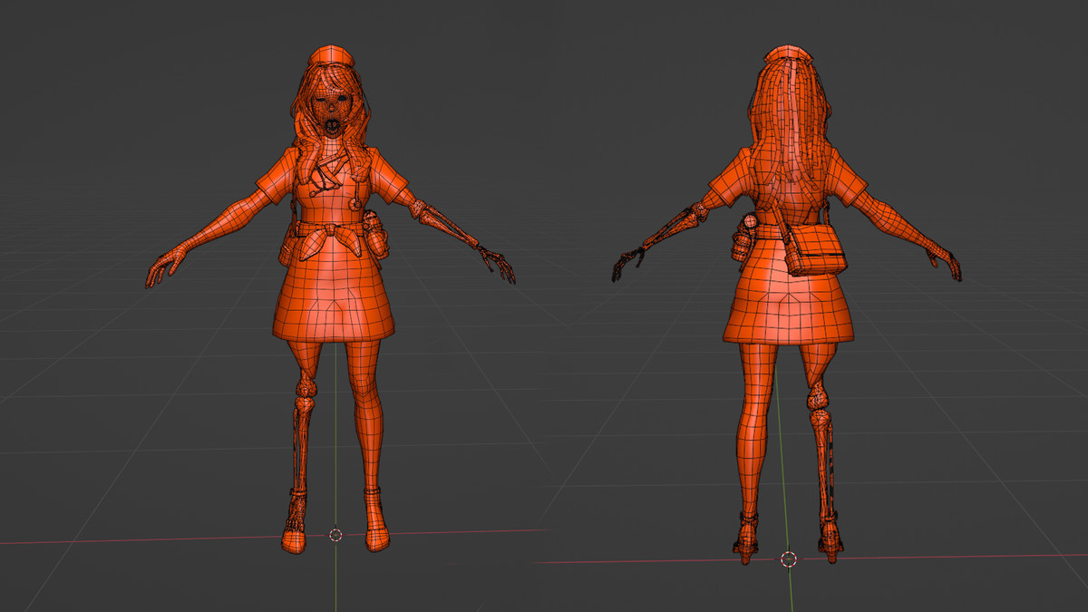 Zombie Nurse | Character Enemy Mobs