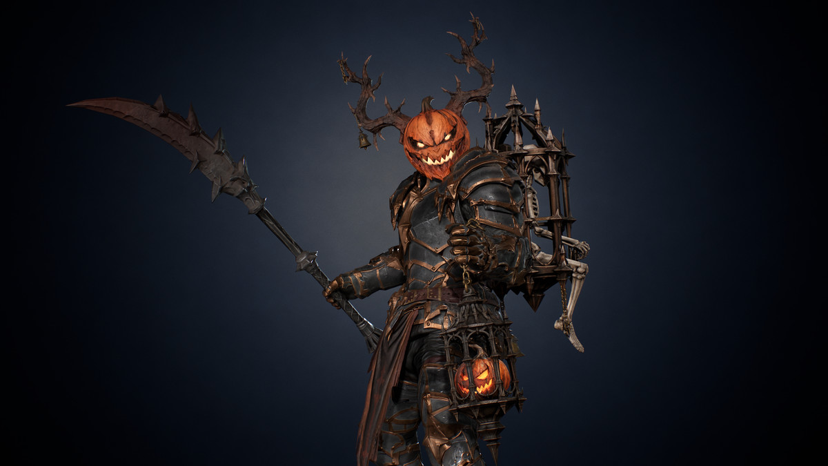 Pumpkin Reaper – Dark Fantasy Halloween Character