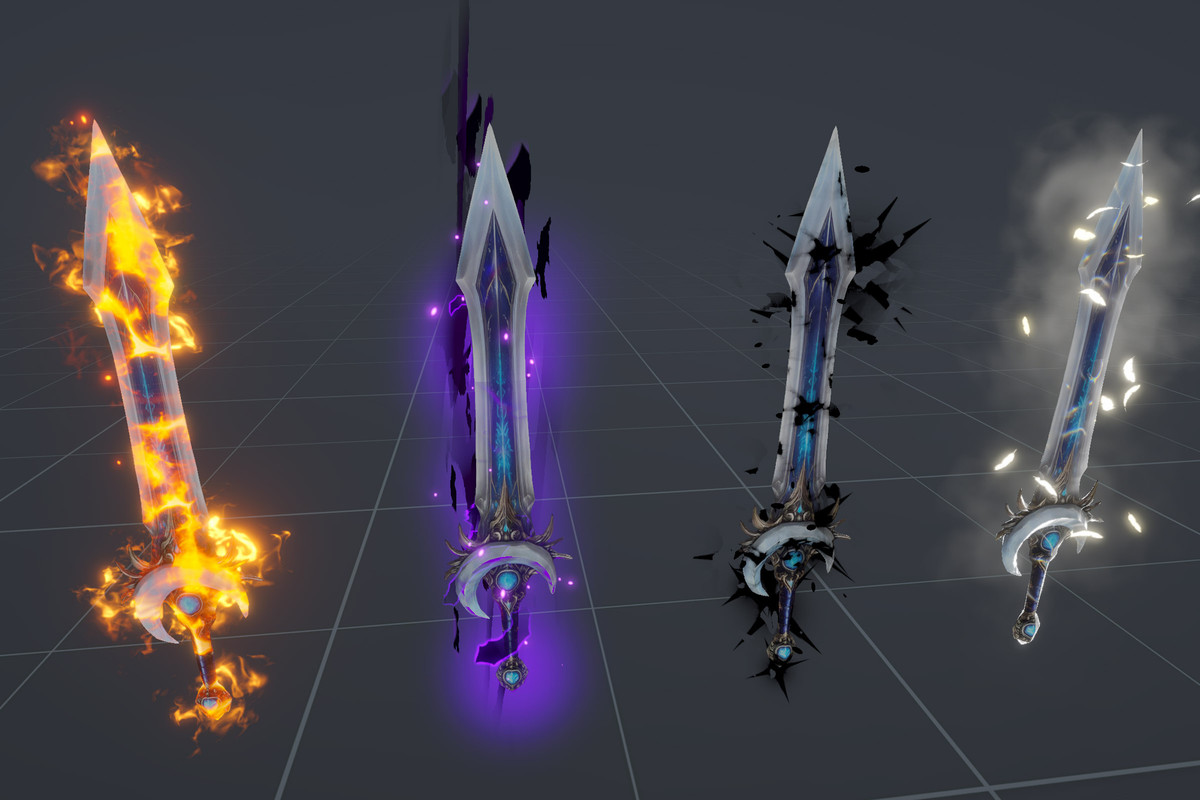 Weapon and charater effects