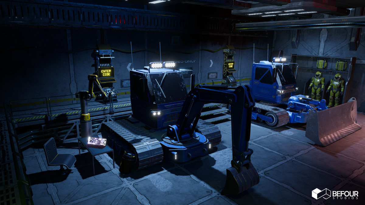 Sci-Fi Polar Station Environment (Modular, Space, Station)