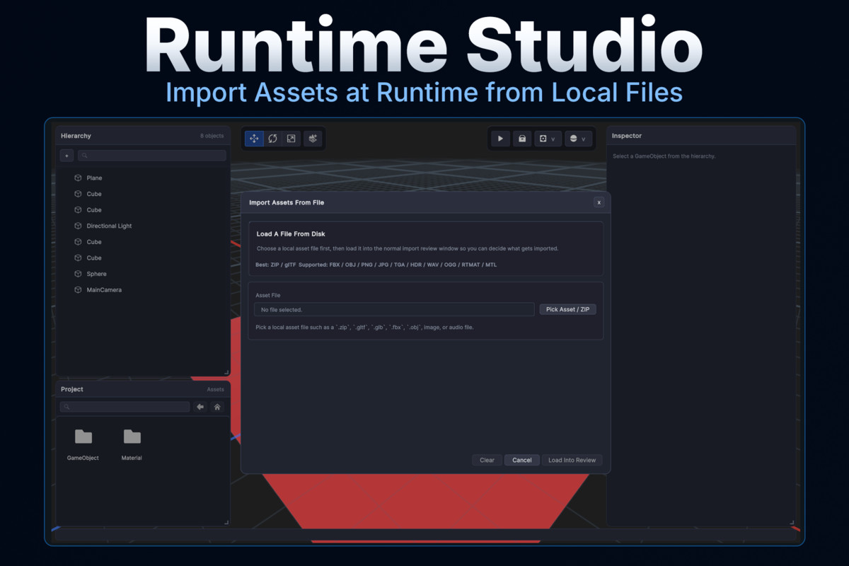 Runtime Studio – Asset Importer