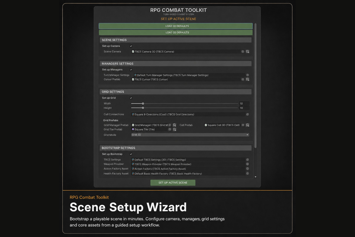 RPG Combat Toolkit - Turn Based Tactics