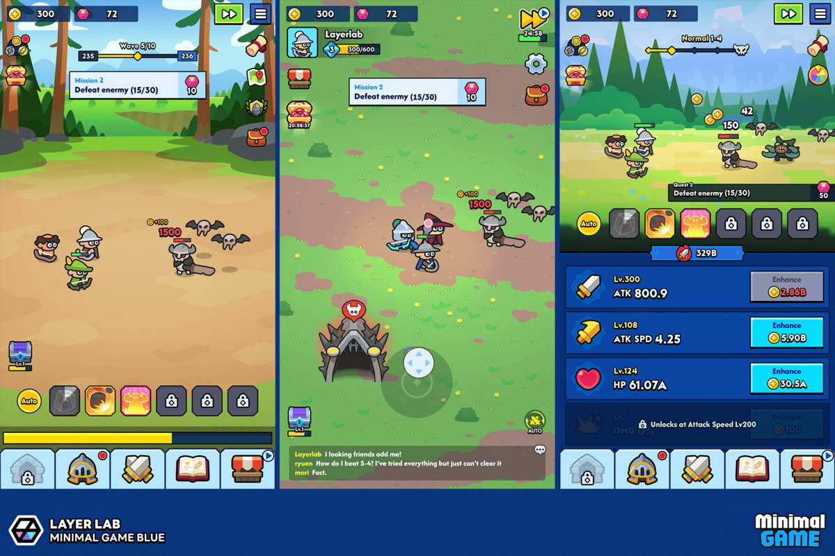 GUI Pro - Minimal Game Blue