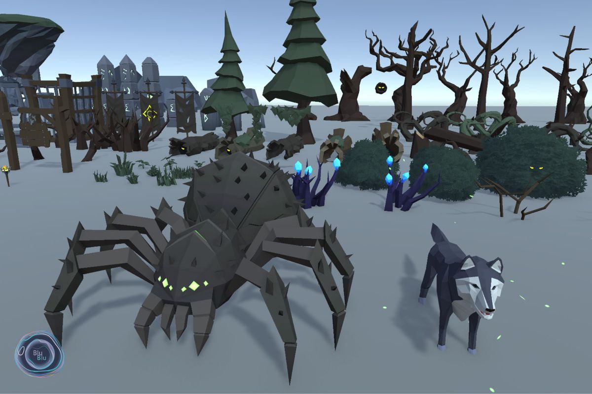 Low Poly Dark Fantasy Forest, Chapel & Ruins – RPG Environment Kit